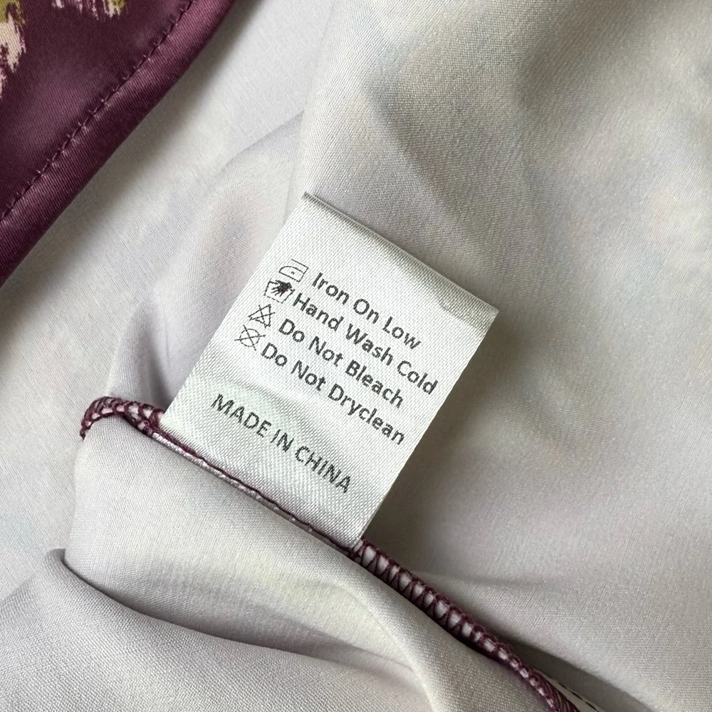 Mia Joy by Joyfolie Kira Dress Girls Size 14 in Plum Floral Satin NWT - Picture 7 of 7